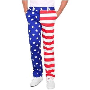 Tipsy Elves Stars and Stripes Ulysses S. Pants - XL